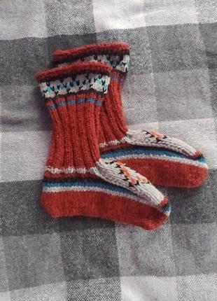 Теплые домашние носки (капчури)3 фото