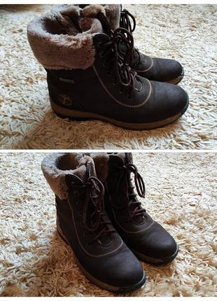 Ботинки женские, ботинки зимние натуральный нубук (кожа),37-38,5р1 фото
