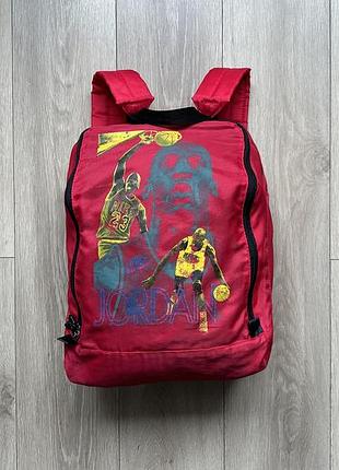 Рюкзак air jordan retro 3 backpack black gym red cement for sale