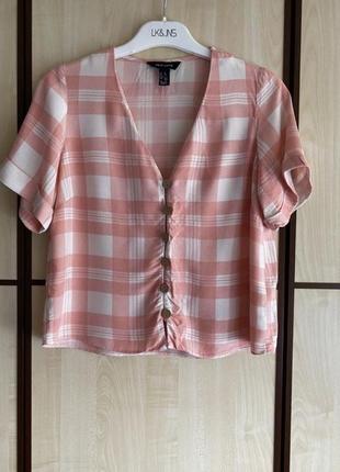 Блуза укороченная прямого кроя1 фото