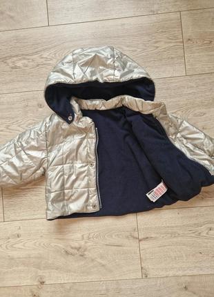 Курточка теплая 80 размер ( будет от 72 до 86 )