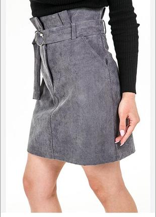 Юбка вельветовая, базовая.