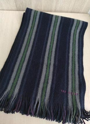 Вовняний шарф від ted baker.3 фото