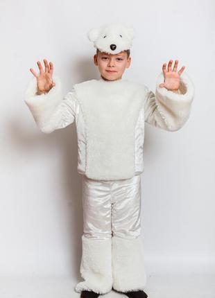 Карнавальный костюм  "медведь белый.каток"
