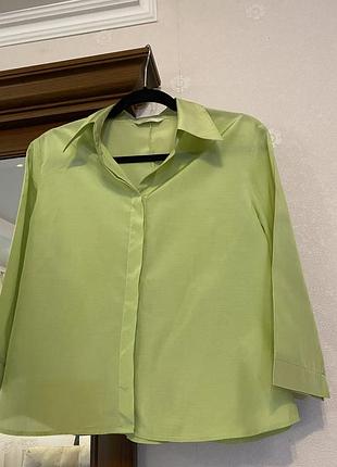 Сорочка- блуза шовк з котоном