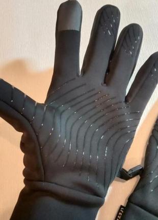 Черные мужские перчатки термо непромокаемые перчатки6 фото