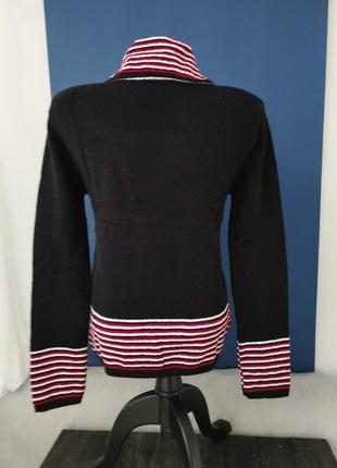 Черный свитер с воротником хомутом теплый женский гольф зима4 фото