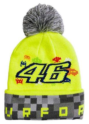 Шапка підліткова valentino rossi vr46 arcade 46 pompon kid оригінал