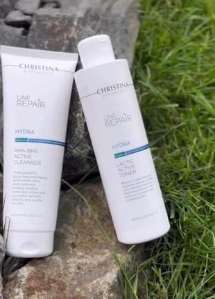 Акція christina hydra lactic active toner зволожувальний тонік із молочною кислотою