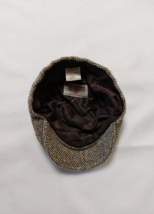 Жиганка вовняна кепка failsworth harris tweed flat cap4 фото