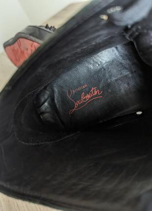 Ботинки кожаные christian louboutin5 фото