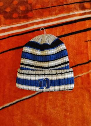 💯🏈 оригінал. товста зимова шапка zephyr x duke blue devils1 фото