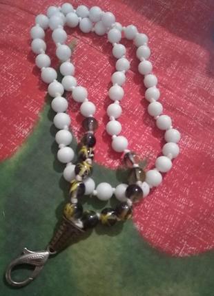 Каменное ожерелье можно переделать.