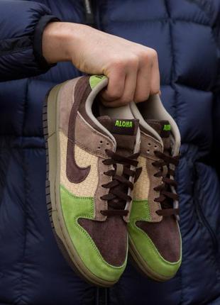 Мужские кроссовки nike sb dunk alloha 40-41-42-43-44-453 фото