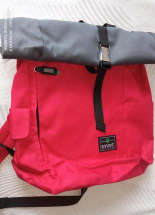 Рюкзак міський smart roll-top t-69 red1 фото