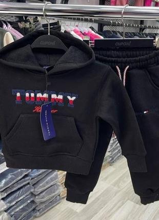 Утепленный костюмчик на флисе tommy hilfiger🥰1 фото