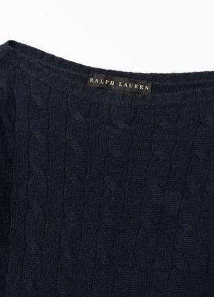 Ralph lauren black &gt; cashmere cable knit sweater dress платья3 фото