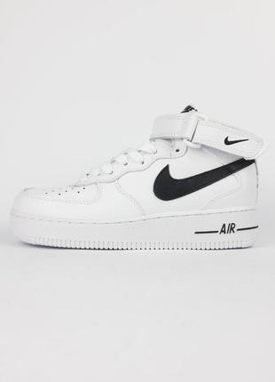 4072 nike air force 1 кроссовки женские найк аэр форс кроссовки мех зима кроссовки мех5 фото