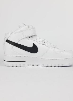 4072 nike air force 1 кроссовки женские найк аэр форс кроссовки мех зима кроссовки мех7 фото