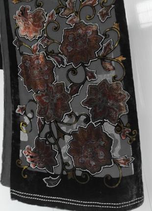 Шелковый шарф панбархат