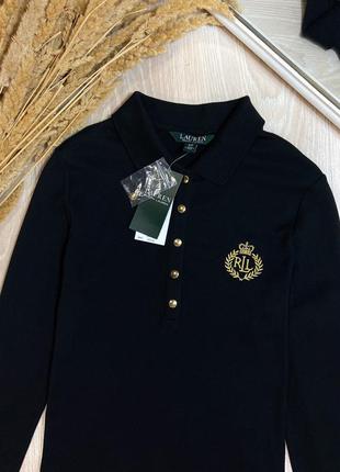 Лонгслив от polo ralph lauren, оригинал🖤4 фото