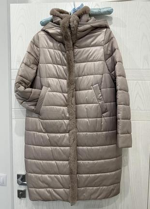 Пуховик куртка пальто зимове max mara weekend xs