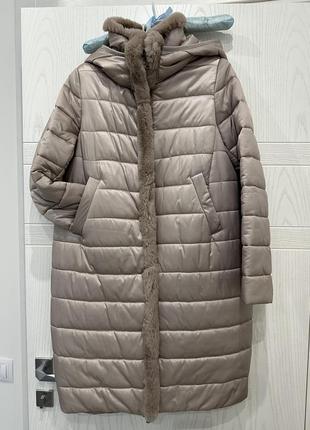 Пуховик куртка пальто зимове max mara weekend xs