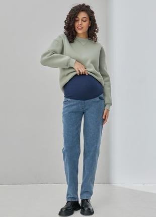 👑vip👑 джинсы для беременных юавяные джинсы с высокой спинкой прямые джинсы6 фото