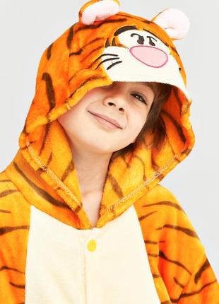 Подарунок для дітей! піжама кігурумі тигр дісней - кенгурумі кенгуру дитячі кигуруми2 фото