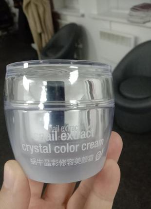 Крем-основа под макияж с муцином улитки images snail extract crystal color cream, 50 g1 фото