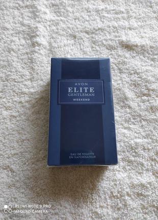 Туалетна вода elite gentleman weekend avon