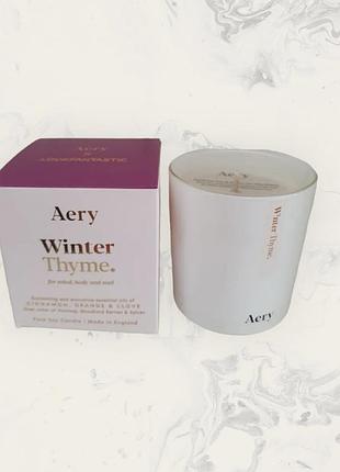 Свічка aery living x lookfantastic winter thyme candle