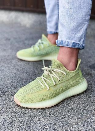 Adidas yeezy boost 350 green reflective