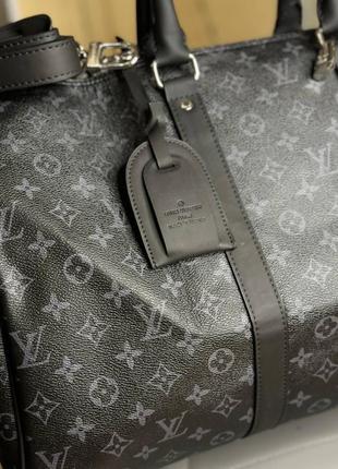 Сумка мужская louis vuitton keepall 55 monogram eclipse2 фото