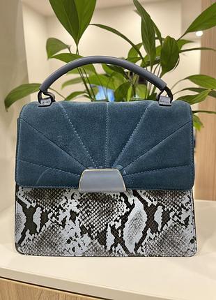 Кожаная сумка zara