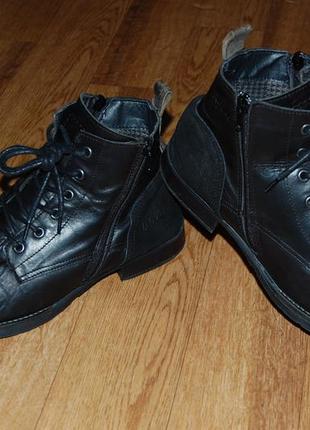 Кожаные ботинки 44 р am shoe германия1 фото