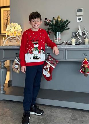 Новый новогодний свитерик lc waikiki 4-5 лет