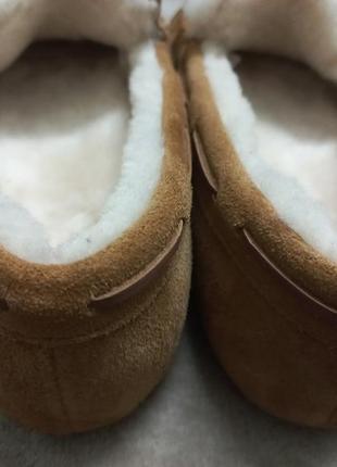 Тапочки домашние осень-зима замш овчина жен.39р.ugg австрии9 фото