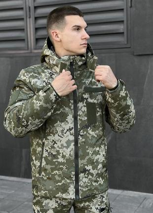 Зимова куртка для військових winter jacket motive, піксель, тактична5 фото