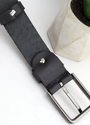 Кожаный мужской подарочный набор ремень обложка ключница