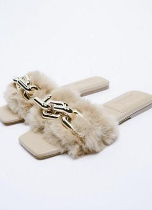 Щлепанцы zara