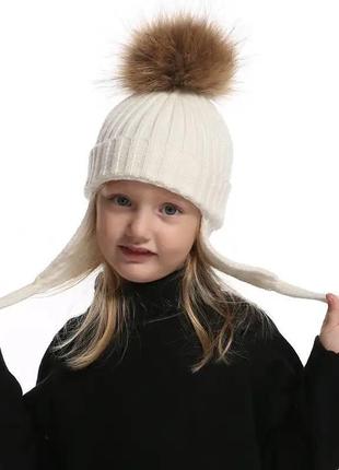 Зимняя шапка для деток4 фото