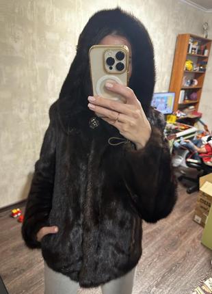 Норковая шуба автоледи