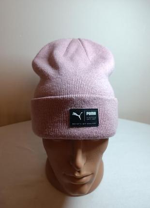 Шапка женская puma archive heather beanie1 фото