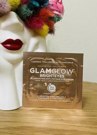 Оригинальный пробник крем для глаз glamlow brighteyes eye cream