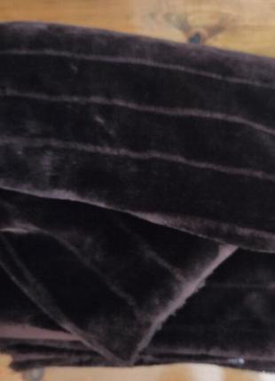 Пухнастий плед із штучного хутра tcm tchibo, німеччина, розмір 150х196