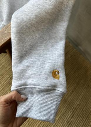 Original carhartt свитшот | лого на рукаве | флис | s m l xl | ск8 sk8 ю2k, y2k