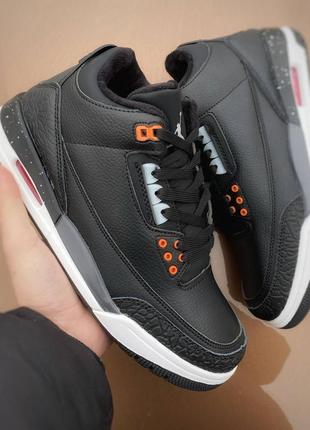 Зимние кроссовки nike jordan retro 3 fear.