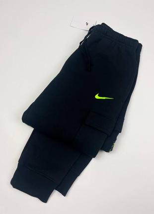 Оригінал! чоловічі спортивні штани nike чорні (l) нові з бірками!3 фото