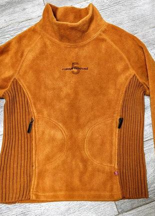 Якісний флісовий світшот худі светр реглан з горловиною reserved, р.134см